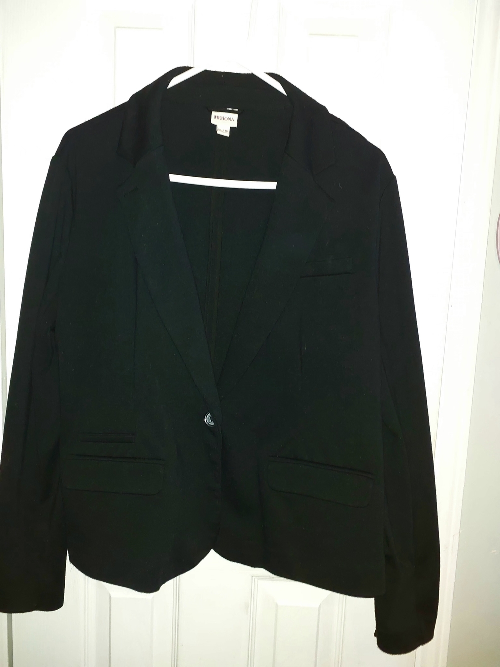 Merona Black Women's Single-Button Blazer XL